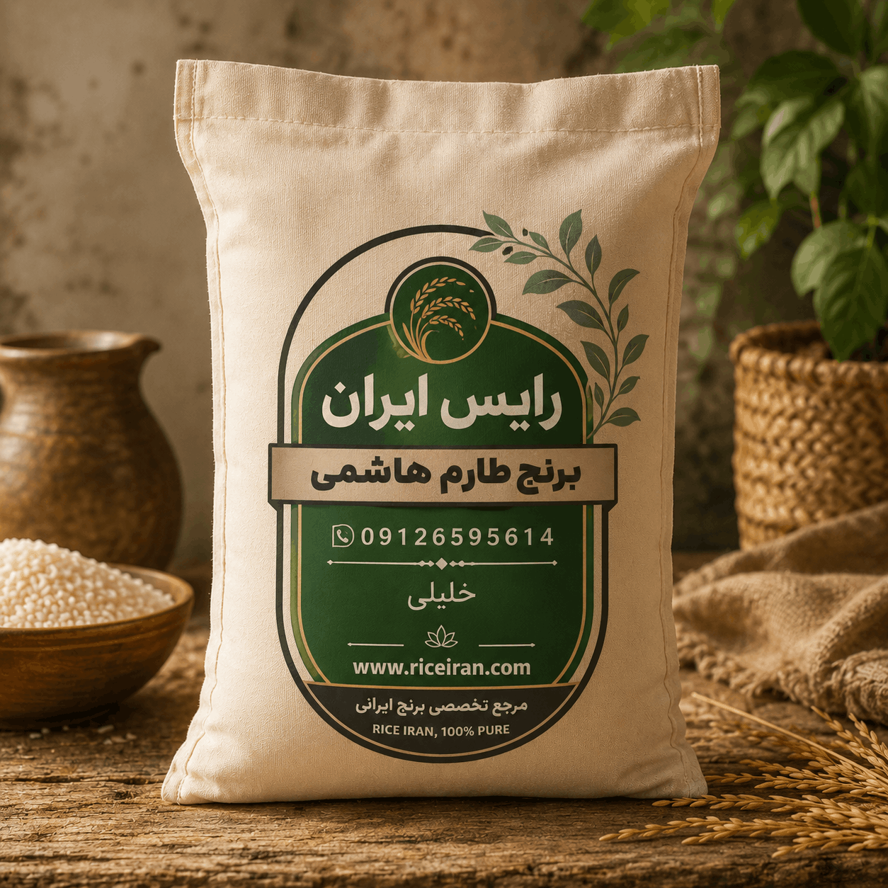 برنج طارم هاشمی ممتاز ۱۰ کیلویی
