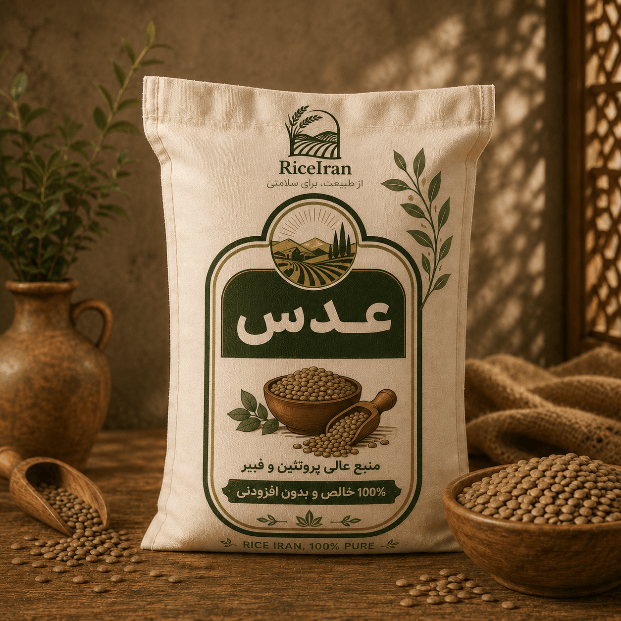 عدس درشت ممتاز