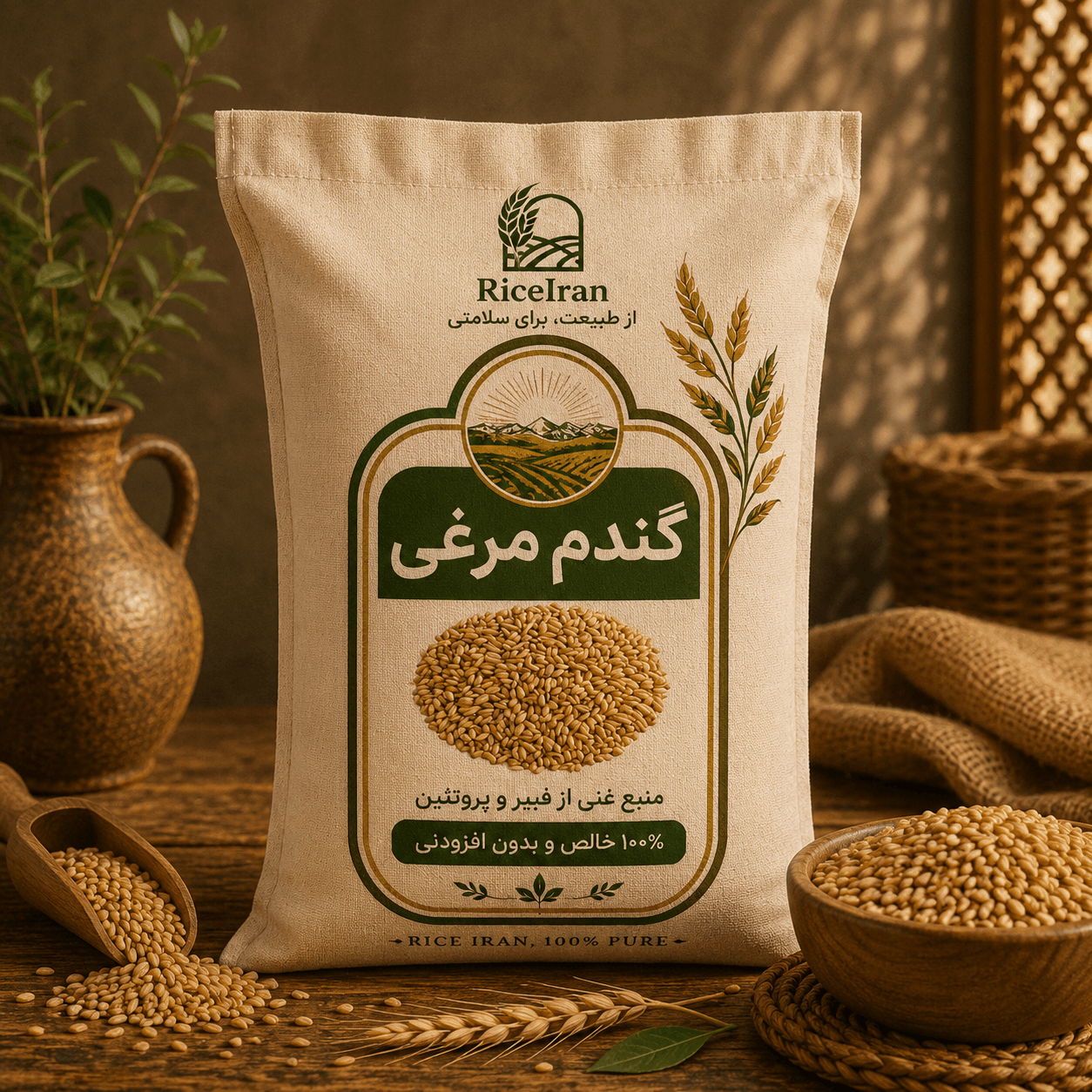 گندم مرغی (30 کیلویی)