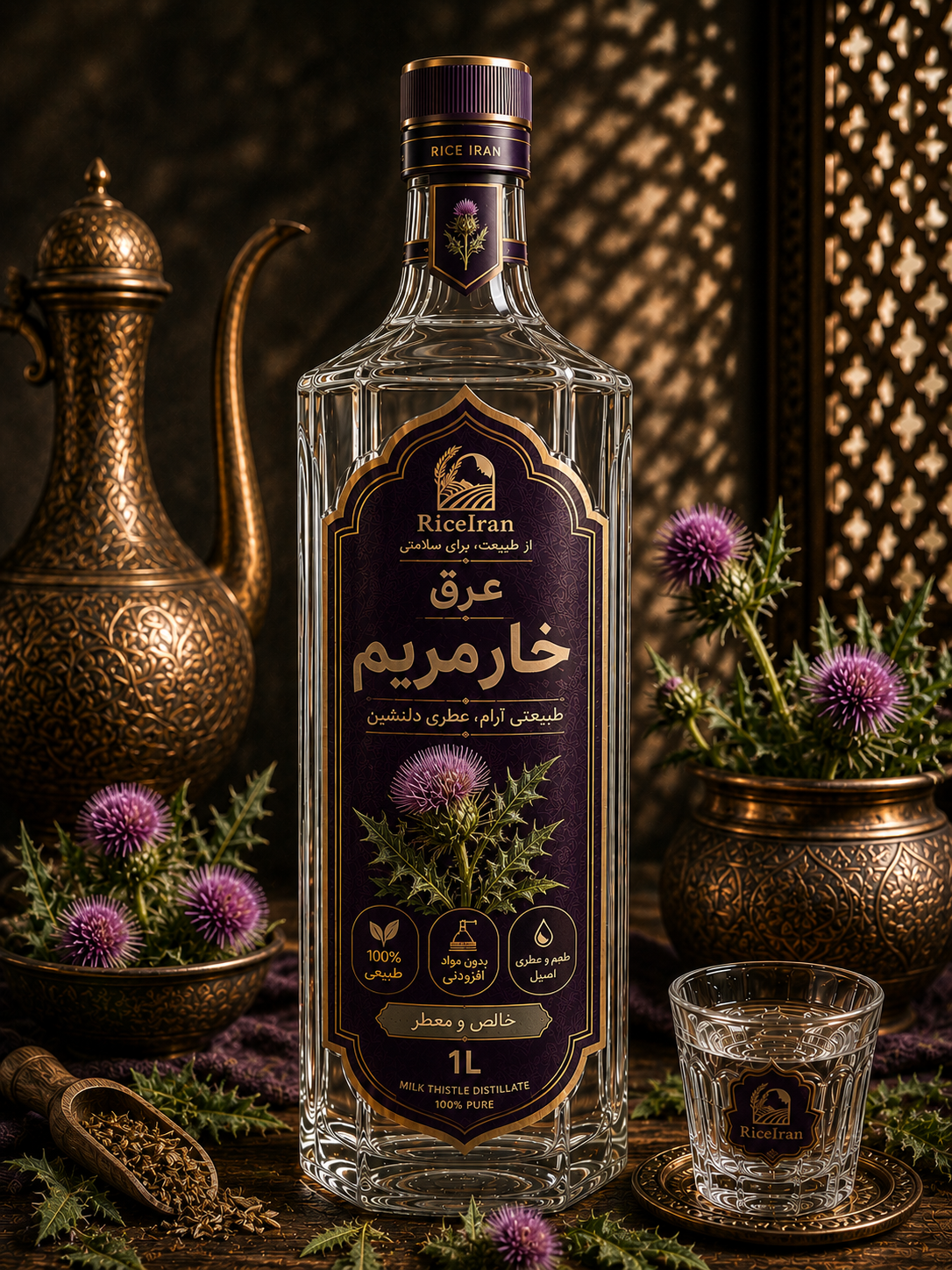 عرق خارمریم یک لیتری
