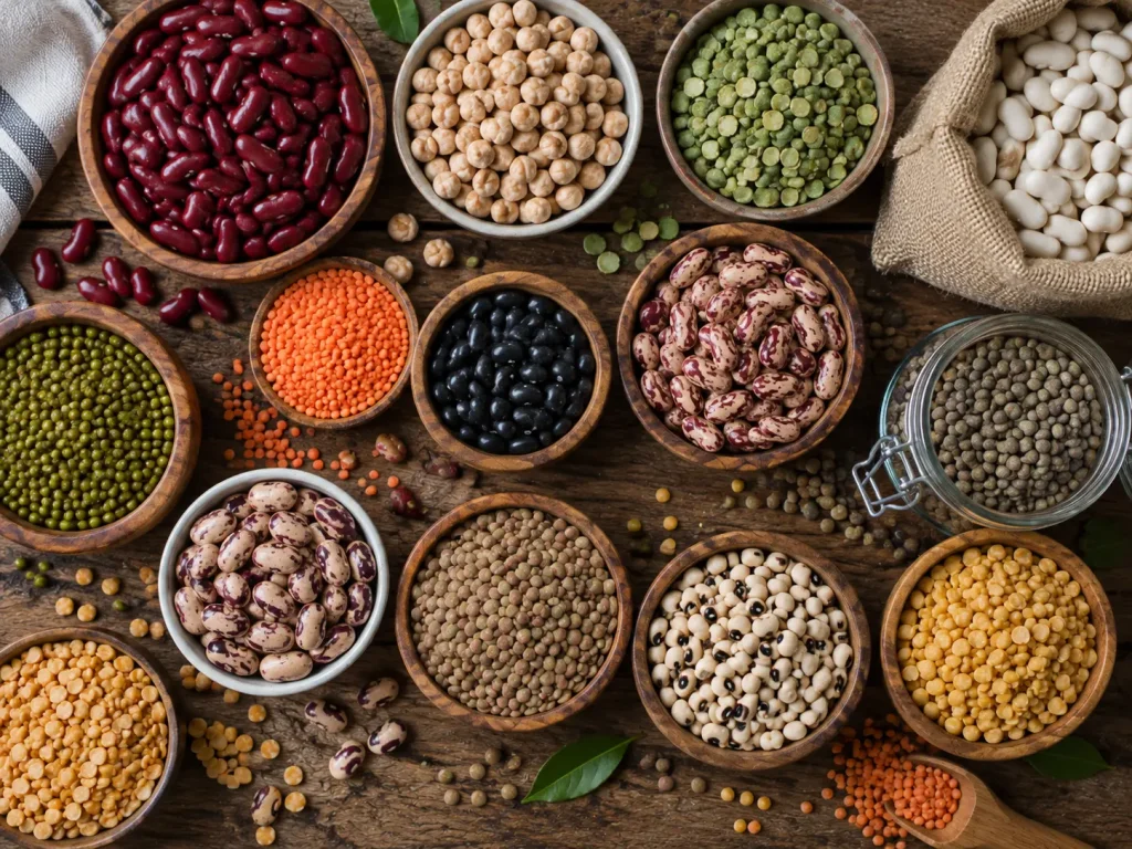 تصویر انواع حبوبات فله